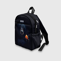 Детский рюкзак Медведь с морковкой, цвет: 3D-принт — фото 2