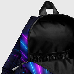 Детский рюкзак БТС - Неон - глитч, цвет: 3D-принт — фото 2