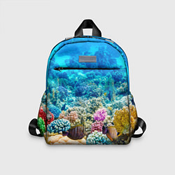 Детский рюкзак Дно морское, цвет: 3D-принт
