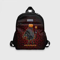 Детский рюкзак Тыква вампир приглашает на хэллоуин, цвет: 3D-принт