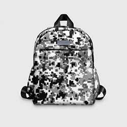 Детский рюкзак Городской пиксель камуфляж, цвет: 3D-принт