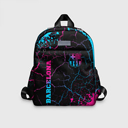 Детский рюкзак Barcelona - neon gradient: надпись, символ, цвет: 3D-принт