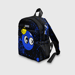 Детский рюкзак Радужные друзья - Синий в короне, цвет: 3D-принт — фото 2