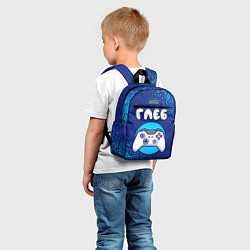 Детский рюкзак Глеб геймер, цвет: 3D-принт — фото 2