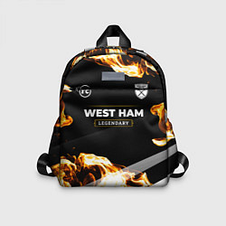 Детский рюкзак West Ham legendary sport fire, цвет: 3D-принт