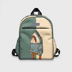 Детский рюкзак Акула-моряк, цвет: 3D-принт