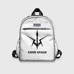 Детский рюкзак Code Geass с потертостями на светлом фоне, цвет: 3D-принт