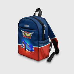 Детский рюкзак Team Sonic Racing - Ёжик и его точило, цвет: 3D-принт — фото 2