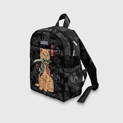 Детский рюкзак Кот самурай - Якудза, цвет: 3D-принт — фото 2