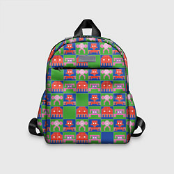 Детский рюкзак Пиксельный рисунок поп арт