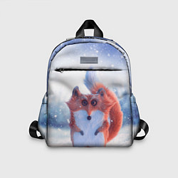Детский рюкзак Упоротый лис, цвет: 3D-принт