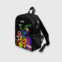 Детский рюкзак Персонажи из радужных друзей, цвет: 3D-принт — фото 2