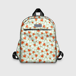 Детский рюкзак Сердце двуцветное, цвет: 3D-принт