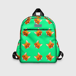 Детский рюкзак Эстетика Полигональные лисы, цвет: 3D-принт