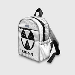 Детский рюкзак Fallout с потертостями на светлом фоне, цвет: 3D-принт — фото 2