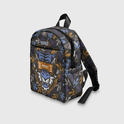 Детский рюкзак Тигр в киберочках, цвет: 3D-принт — фото 2