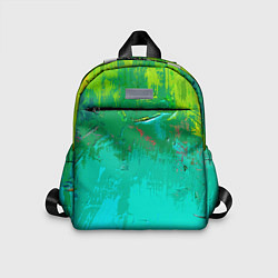 Детский рюкзак Абстрактные краски - текстура