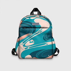 Детский рюкзак Абстрактные разводы - текстура, цвет: 3D-принт