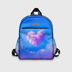Детский рюкзак Облако в форме сердца, цвет: 3D-принт