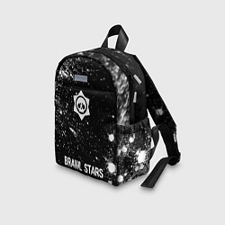 Детский рюкзак Brawl Stars glitch на темном фоне: символ, надпись, цвет: 3D-принт — фото 2