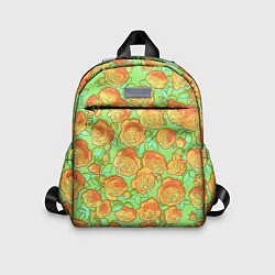 Детский рюкзак Яркая Чайная роза, цвет: 3D-принт
