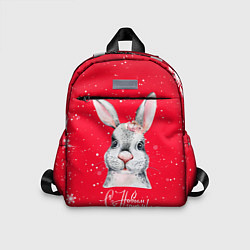 Детский рюкзак Кролик 2023 - с новым годом!, цвет: 3D-принт