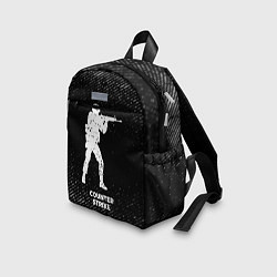 Детский рюкзак Counter Strike с потертостями на темном фоне, цвет: 3D-принт — фото 2