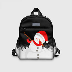 Детский рюкзак Снеговик dab, цвет: 3D-принт
