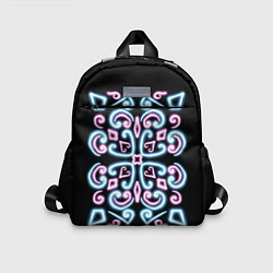 Детский рюкзак Неоновый узор, цвет: 3D-принт