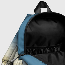 Детский рюкзак Ламборджини на берегу океана, цвет: 3D-принт — фото 2