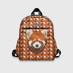 Детский рюкзак Милая красная панда, цвет: 3D-принт