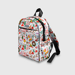 Детский рюкзак Новогодние символы, цвет: 3D-принт — фото 2