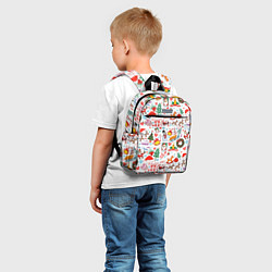 Детский рюкзак Новогодние символы, цвет: 3D-принт — фото 2