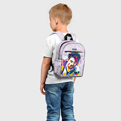 Детский рюкзак Геометрический портрет Джонни Деппа, цвет: 3D-принт — фото 2