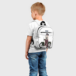 Детский рюкзак Когума и её Honda Super Cub - Супер Каб, цвет: 3D-принт — фото 2