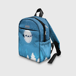 Детский рюкзак Новогодняя сказка дед мороз, цвет: 3D-принт — фото 2