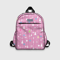 Детский рюкзак Розовый новый год