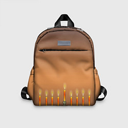 Детский рюкзак Уютная Ханука и звезда Давида, цвет: 3D-принт