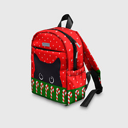 Детский рюкзак Котик: новогодний свитер, цвет: 3D-принт — фото 2