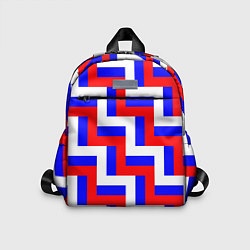 Детский рюкзак Плетение триколор, цвет: 3D-принт