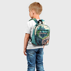 Детский рюкзак Блоки Майнкрафт, цвет: 3D-принт — фото 2
