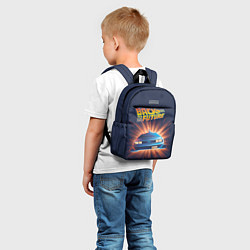 Детский рюкзак Назад в будущее - Делориан 12, цвет: 3D-принт — фото 2