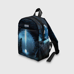Детский рюкзак Тёмная арка и свет в космосе, цвет: 3D-принт — фото 2