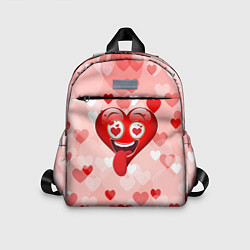 Детский рюкзак Безумное сердце, цвет: 3D-принт