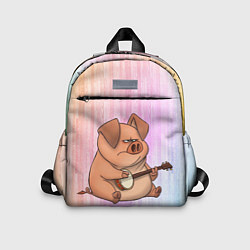 Детский рюкзак Свинья играет на банджо