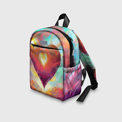 Детский рюкзак Большое горячее сердце, цвет: 3D-принт — фото 2