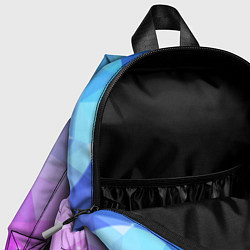 Детский рюкзак Панда с букетом цветов, цвет: 3D-принт — фото 2