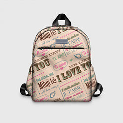 Детский рюкзак Ретро дизайн про любовь
