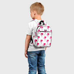 Детский рюкзак Шарики-сердечки на День Влюбленных, цвет: 3D-принт — фото 2