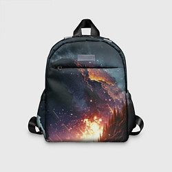 Детский рюкзак Звезды над природным пейзажем, цвет: 3D-принт